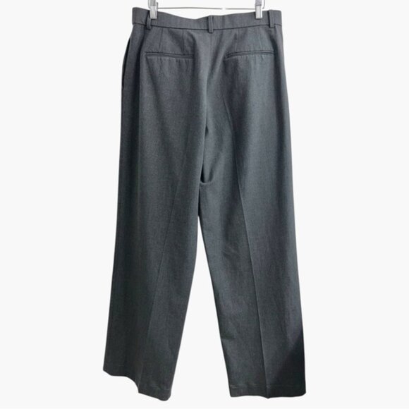 Uniqlo Functional Pleated Wide Leg Relaxed High Waisted Trouser Dress Pants sz L - Picture 3 of 7